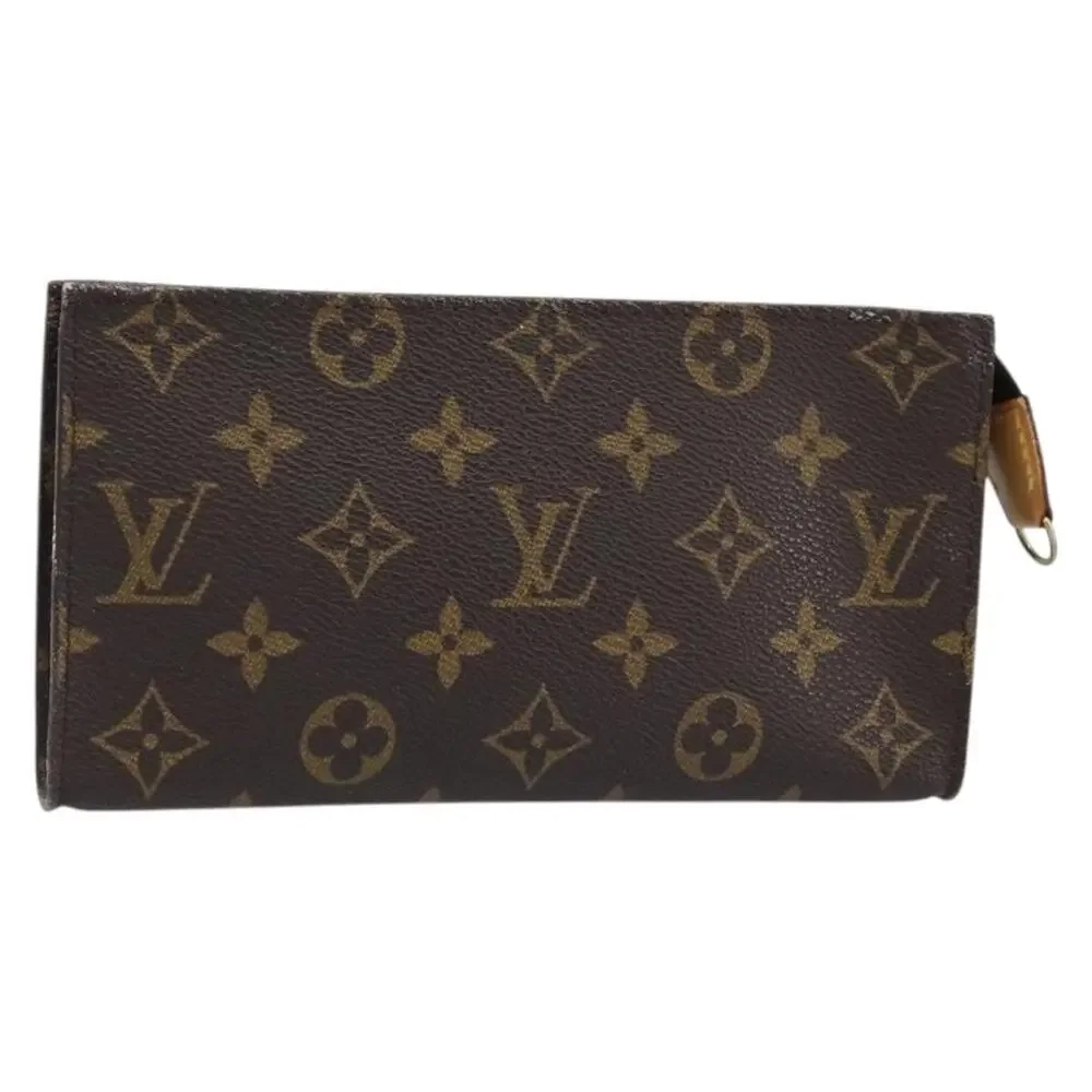 Louis Vuitton Monogram Bucket GM Accessory Pouch Brown